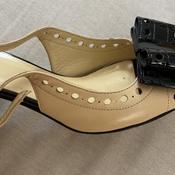 KATE SPADE NEW YORK OPEN TOE CUTOUT SLING-BACKS STUNNING! (7B) - Picture 8 of 11